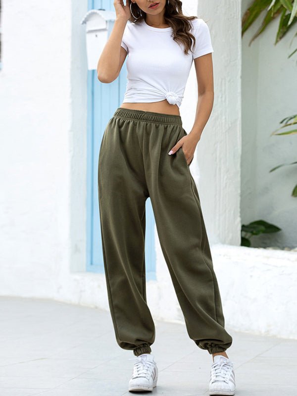 Casual sports basic loose legged pants - GENERALIXIOCasual sports basic loose legged pantskakacloGENERALIXIOFSZW11120_GR_S_NUBGreyS#varian