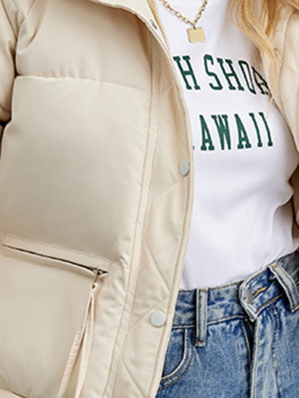 Casual Puffer Jacket for Women - GENERALIXIOCasual Puffer Jacket for WomenkakacloGENERALIXIOFSZW20271_WR_M_NUBWine RedM#varian