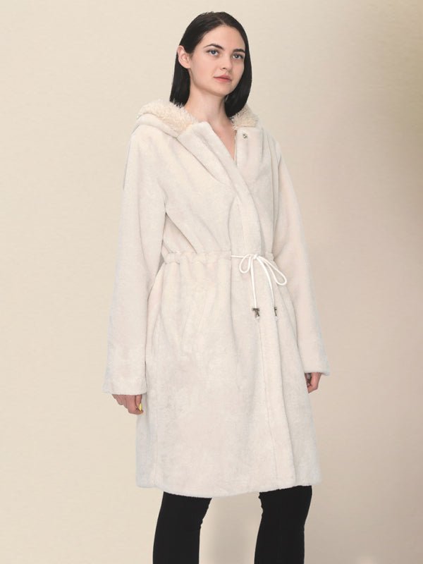 Casual Hooded Polyester Coat with Slant Pockets - GENERALIXIOCasual Hooded Polyester Coat with Slant PocketskakacloGENERALIXIOFSZW21243_A_S_NUBCracker khakiS#varian
