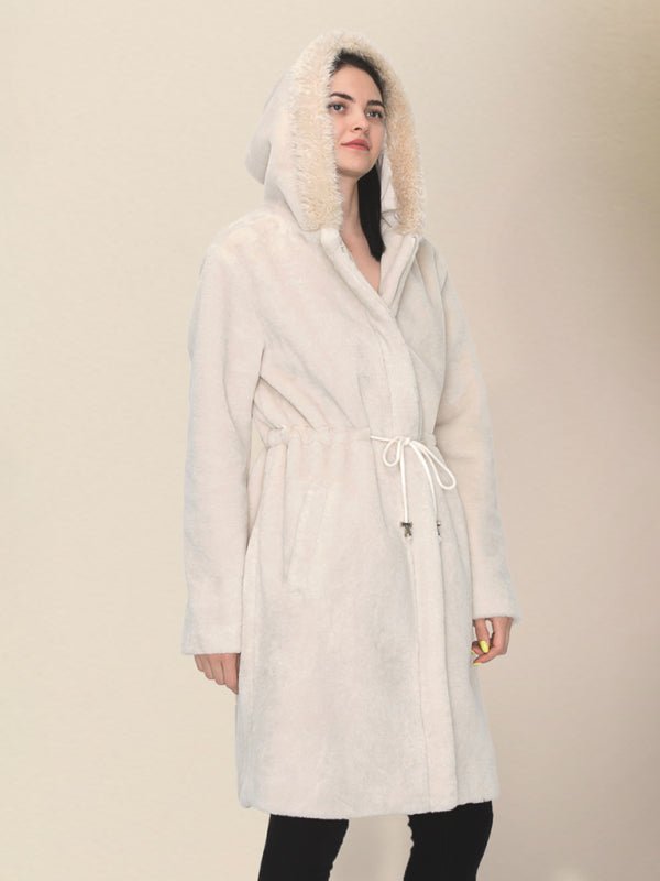Casual Hooded Polyester Coat with Slant Pockets - GENERALIXIOCasual Hooded Polyester Coat with Slant PocketskakacloGENERALIXIOFSZW21243_A_S_NUBCracker khakiS#varian