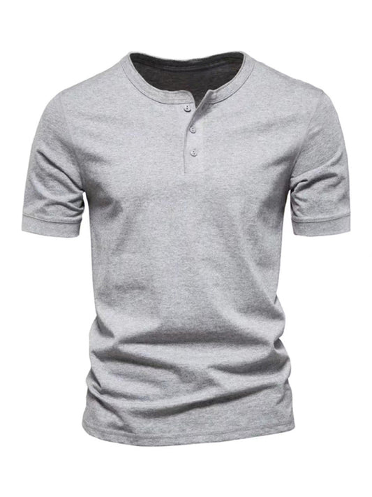 Henry Crewneck Short Sleeve T-Shirt Men's Slim Fit - GENERALIXIOHenry Crewneck Short Sleeve T-Shirt Men's Slim FitkakacloGENERALIXIOFSZM01941_GR_M_NUBGreyM#varian