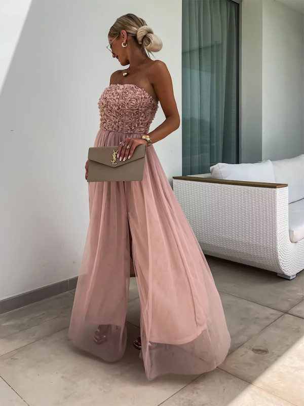 New Fashionable Slit Party Loose Holiday Dress - Glixio