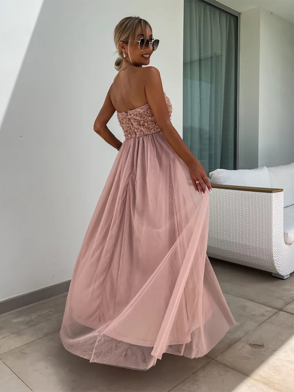 New Fashionable Slit Party Loose Holiday Dress - Glixio
